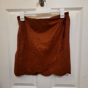 Orange skirt